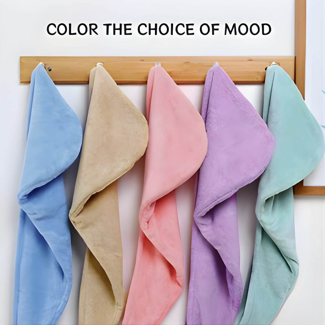 Quick Dry Hair Drying Towel Cap for Women - Image 2