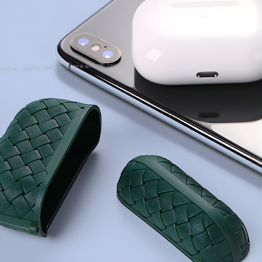 Premium wooden style silicon Pro 2 earbuds case - Image 9