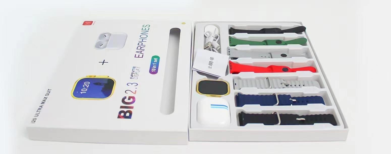 I20 Ultra Max Suit 10-in-1 Smart Watch With earbuds - Image 6
