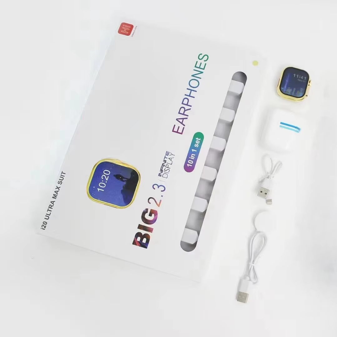 I20 Ultra Max Suit 10-in-1 Smart Watch With earbuds - Image 3